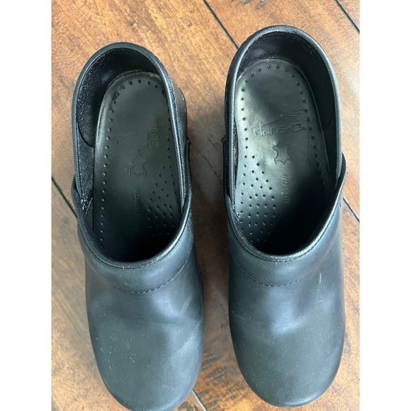 Dansko Women’s Professional Black‎ Clogs- Size 6.5-7—Size 37 - Picture 4 of 9